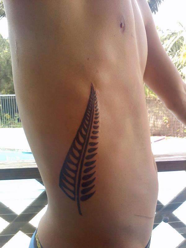 silver fern tattoo