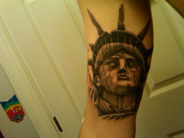 Broken Liberty tattoo