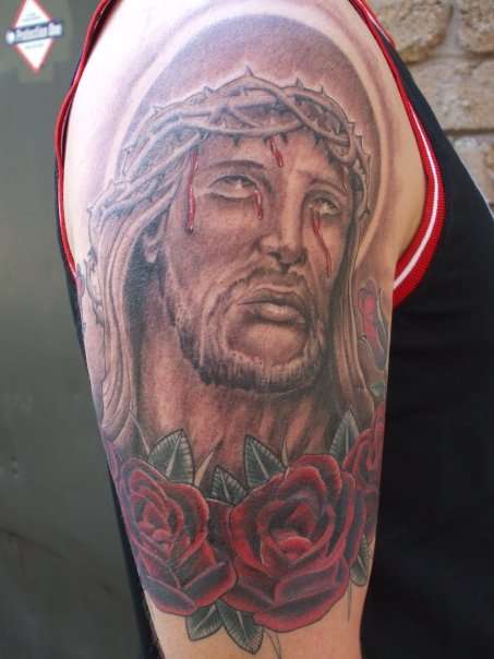 Jesus tattoo