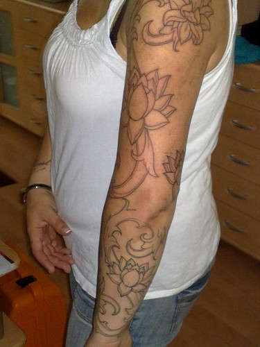 MY FRIENDS LOTUS FLOWERS tattoo