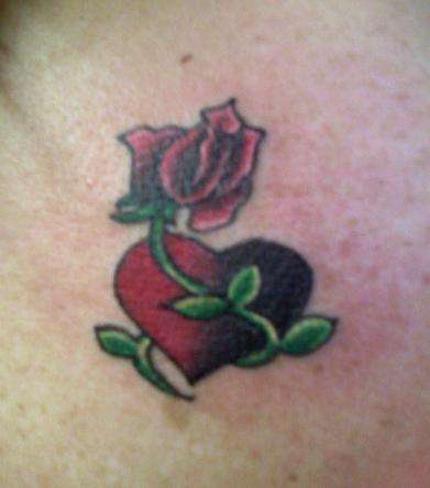 Dark Rose tattoo