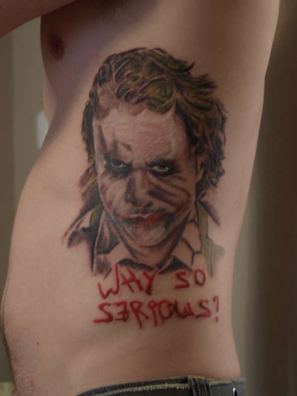 Heath Ledger Joker Tattoo tattoo