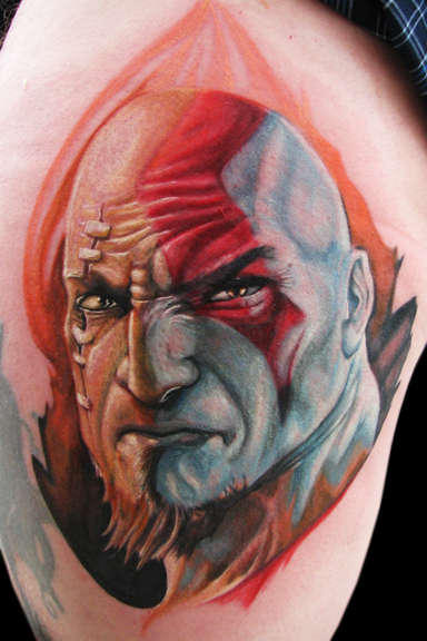 Kratos tattoo