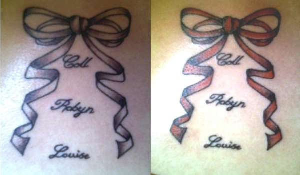 Red Bows n Tails tattoo