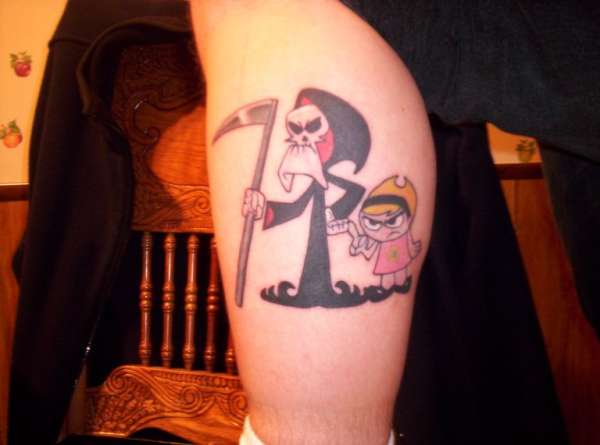 grim and mandy tattoo