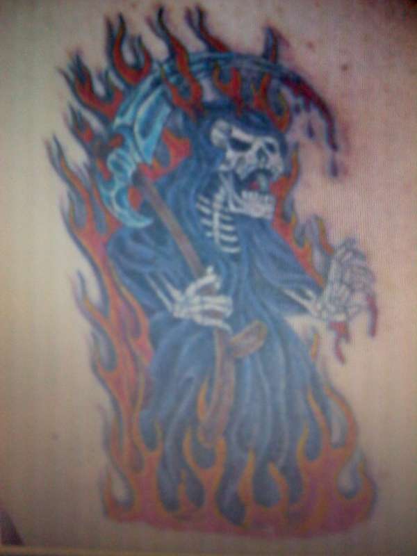 Reaper of  FIRE tattoo