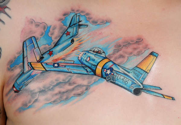 Dogfight tattoo