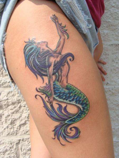 Mermaid tattoo