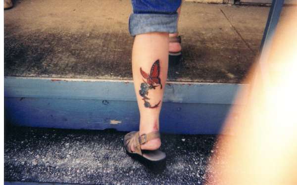 'Butterfly and Flowers' what else? tattoo