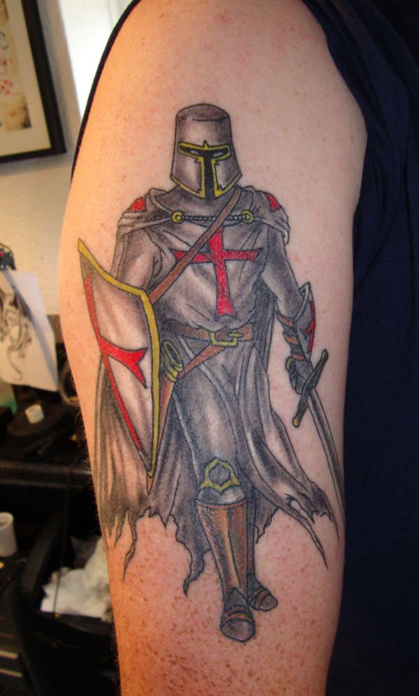 Knights templar / crusader knight tattoo