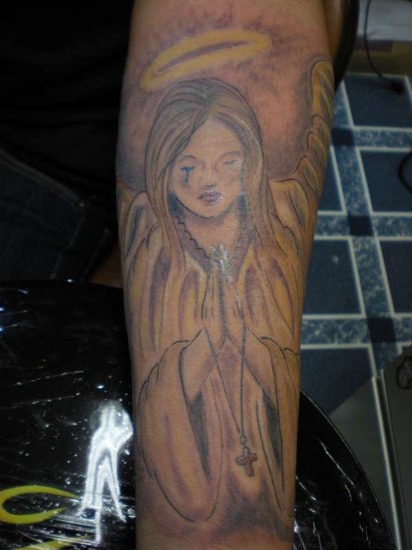 praying for grace tattoo