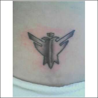 Smirnof Logo tattoo