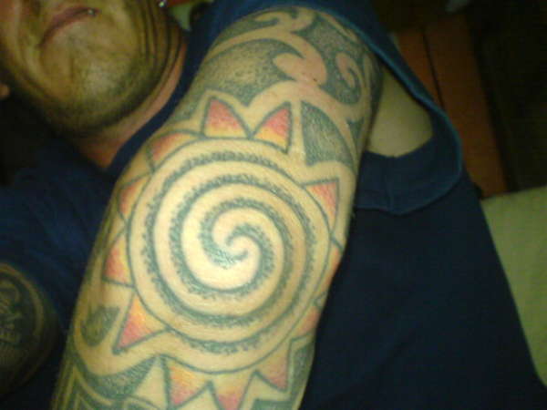 left elbow tattoo