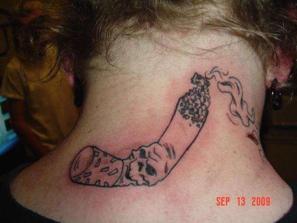 Smoking kills tattoo