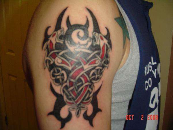 celtic dragon tattoo