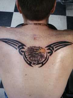 eagle n tribal tattoo