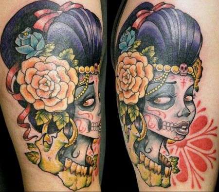 Dia De Los Muertos Gypsy tattoo