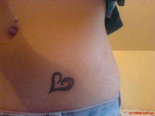 My Heart Tat tattoo