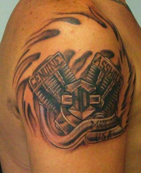motor tattoo