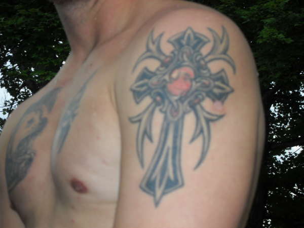 Cross tattoo