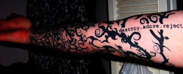 Right sleeve. tattoo