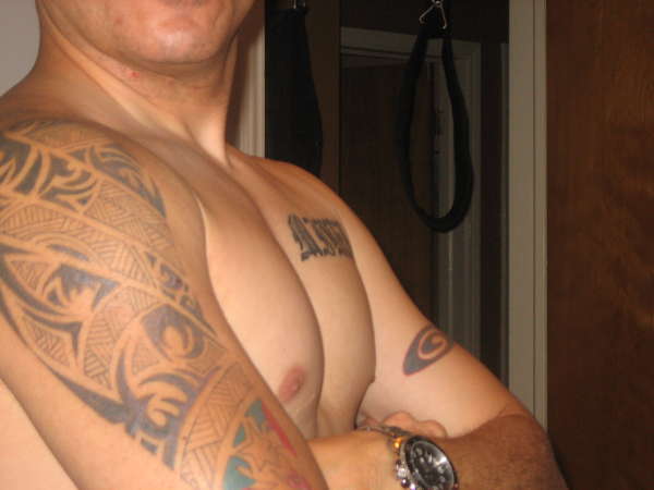 side shot tattoo