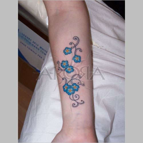 Forget-me-not Flower tattoo