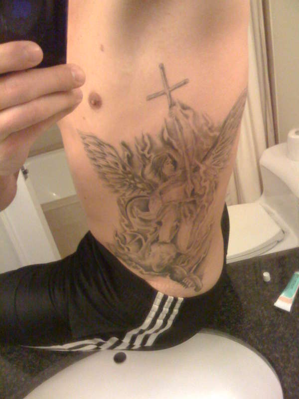 St. Micheal finished... tattoo