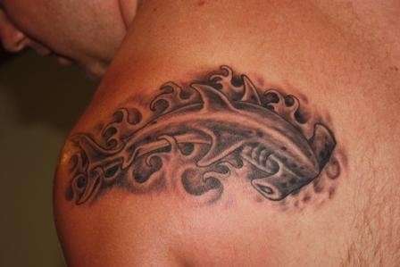 hammerhead shark tattoo