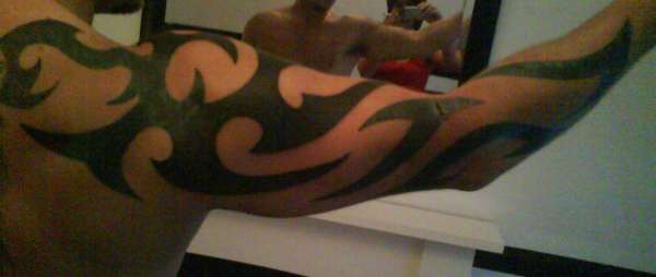 tribal sleeve tattoo