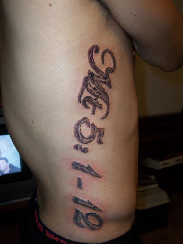1st Tat tattoo