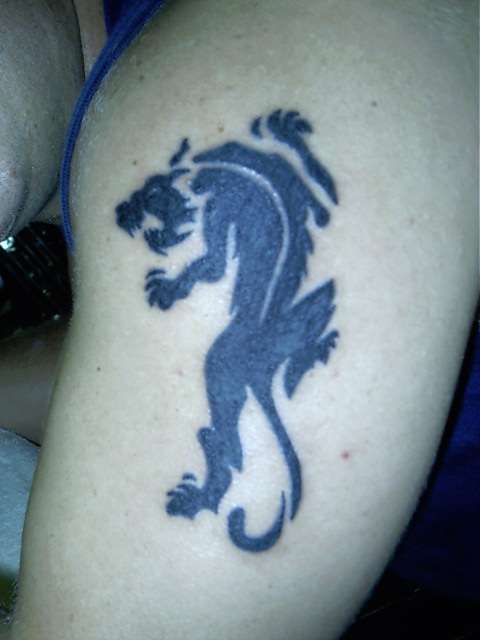 Tribal Panther tattoo