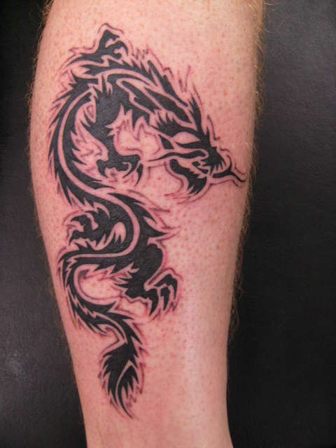 trible dragon tattoo