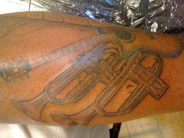 trumpets tattoo