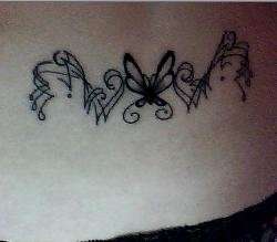 Lower Back tattoo