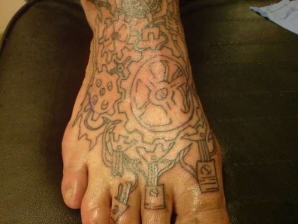 cogs and wheels tattoo