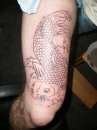 i done this on my right thigh tattoo