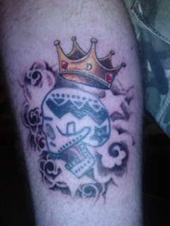 skull n crown tattoo