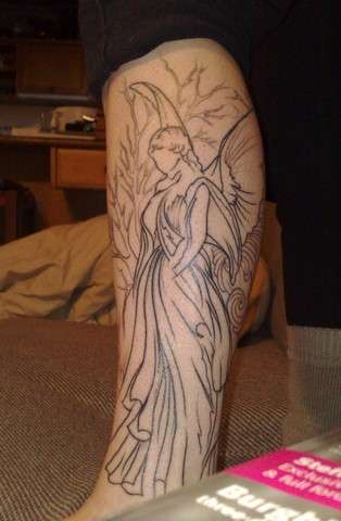 Angel 1 tattoo