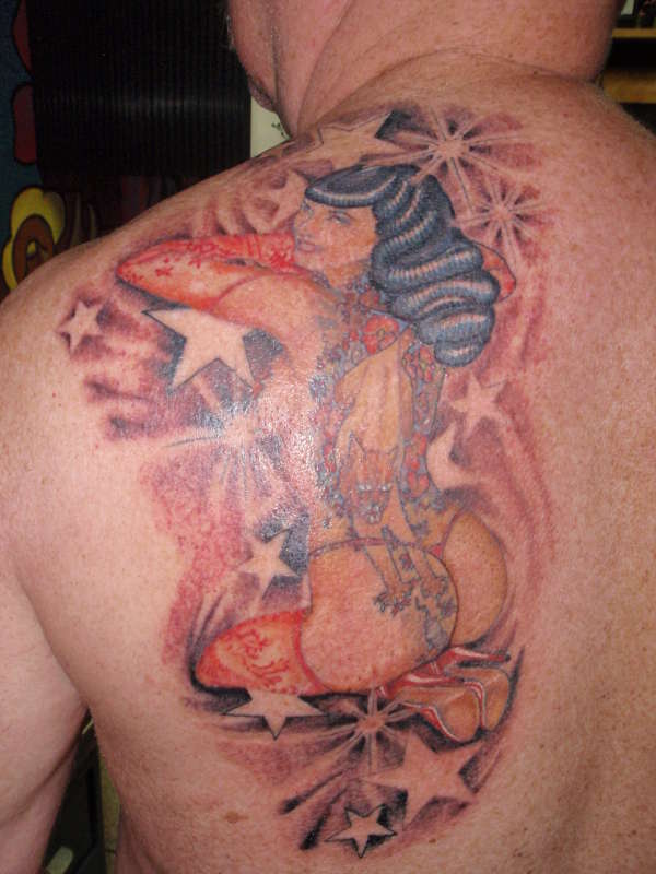 Betty Page tattoo