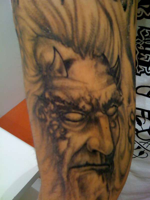 Old devil tattoo