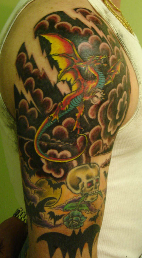 dragon fantacy tattoo