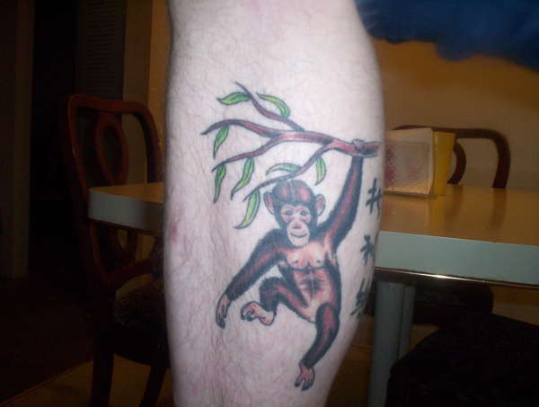Monkey tattoo