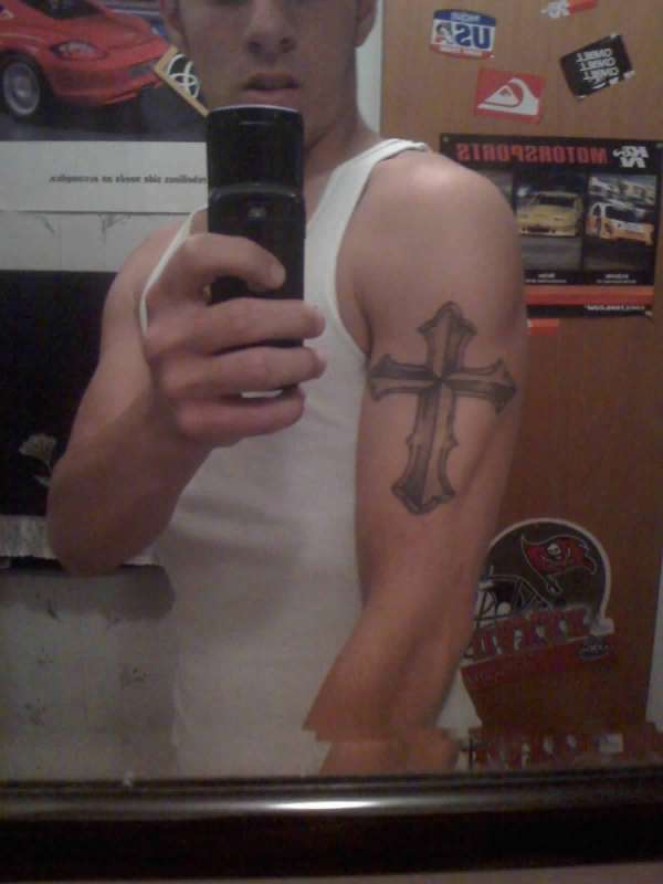 Cross tattoo