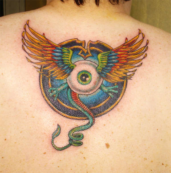 Eyeball tattoo