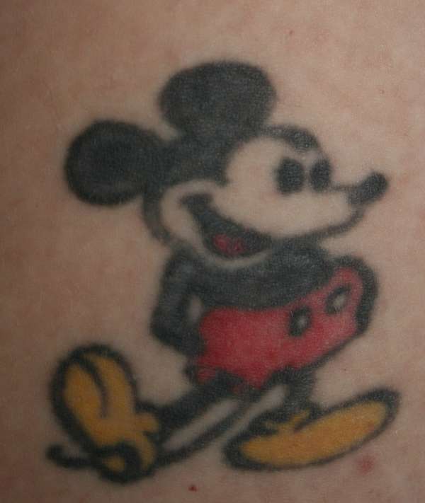 Mickey old tattoo