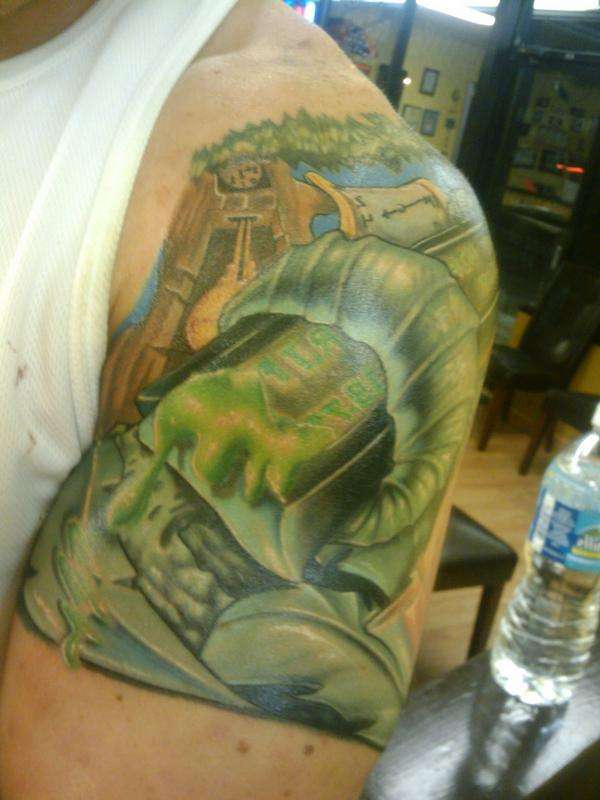 After tattoo
