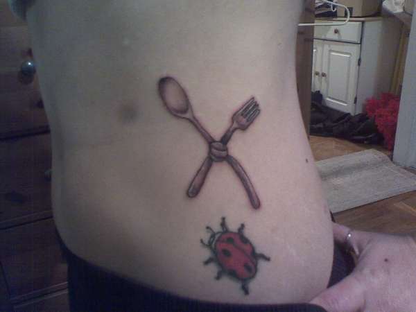 Fork & Spoon Knot tattoo