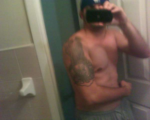 Demon and Preist in one with and angel and two skulls tattoo