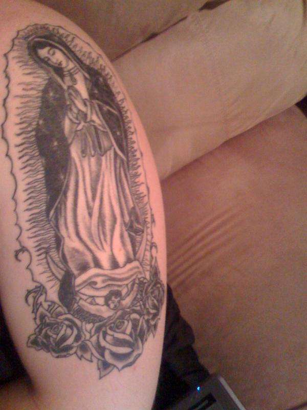 virgin mother tattoo